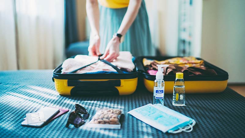 Checklist voordat je op vliegtuig, trein of bus stapt